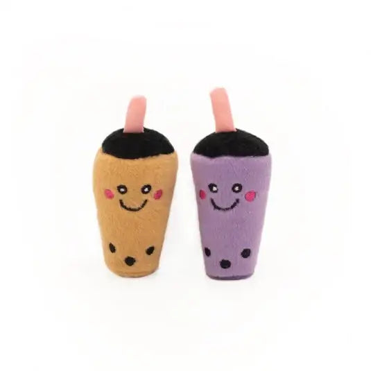 Zippy Paws ZippyClaws NomNomz Cat Toy - Milk Tea and Taro