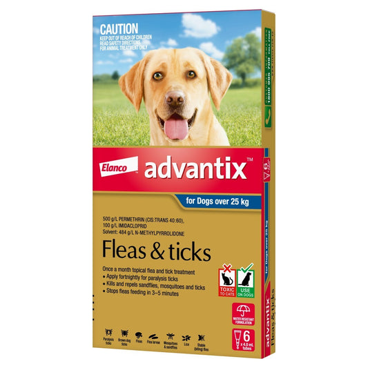 Advantix Dog over 25Kg 6s