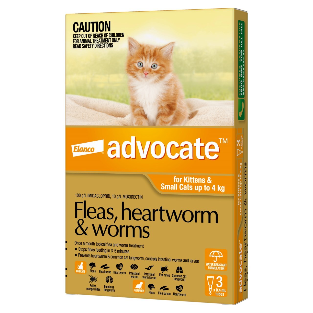 Advocate Cat under 4kg 3S