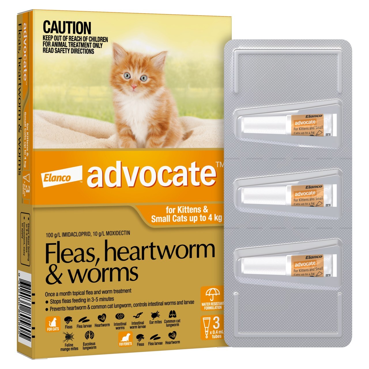 Advocate Cat under 4kg 3S