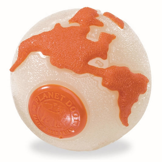 Orbee Ball Glo/Org Small by Planet Dog