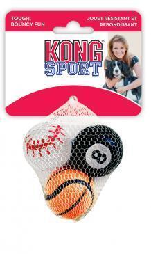 3 x KONG Sport Balls Assorted 3 Pack Small