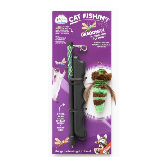 Cat Lures Cat Fishin Rod Teaser Cat Toy - Dragonfly