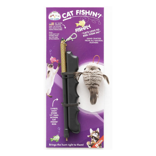 Cat Lures Cat Fishin Rod Teaser Cat Toy - Fishfly - Zebra Fish