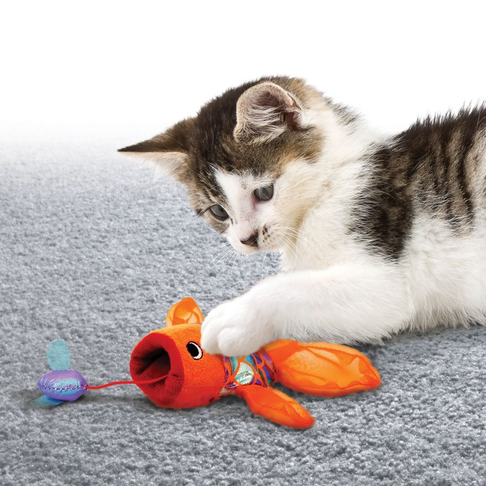 KONG Cracklez Gulpz Multi-sensory Treat Dispensing Cat Toy