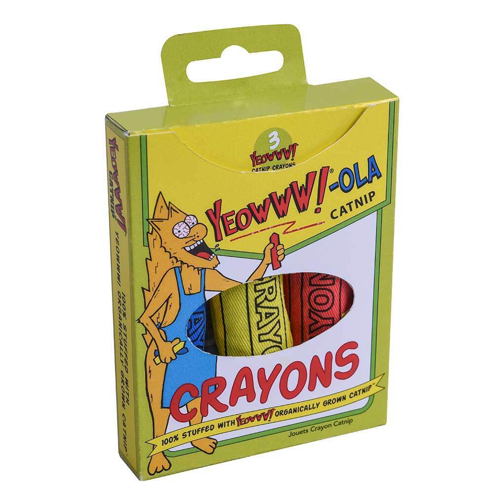 Yeowww! Cat Toys with Pure American Catnip - Yeowww!-ola Crayon