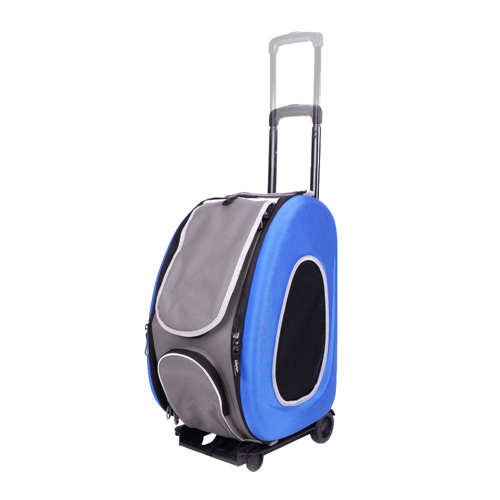 5-In-1 Combo Eva Pet Carrier/Stroller - Royal Blue by Ibiyaya