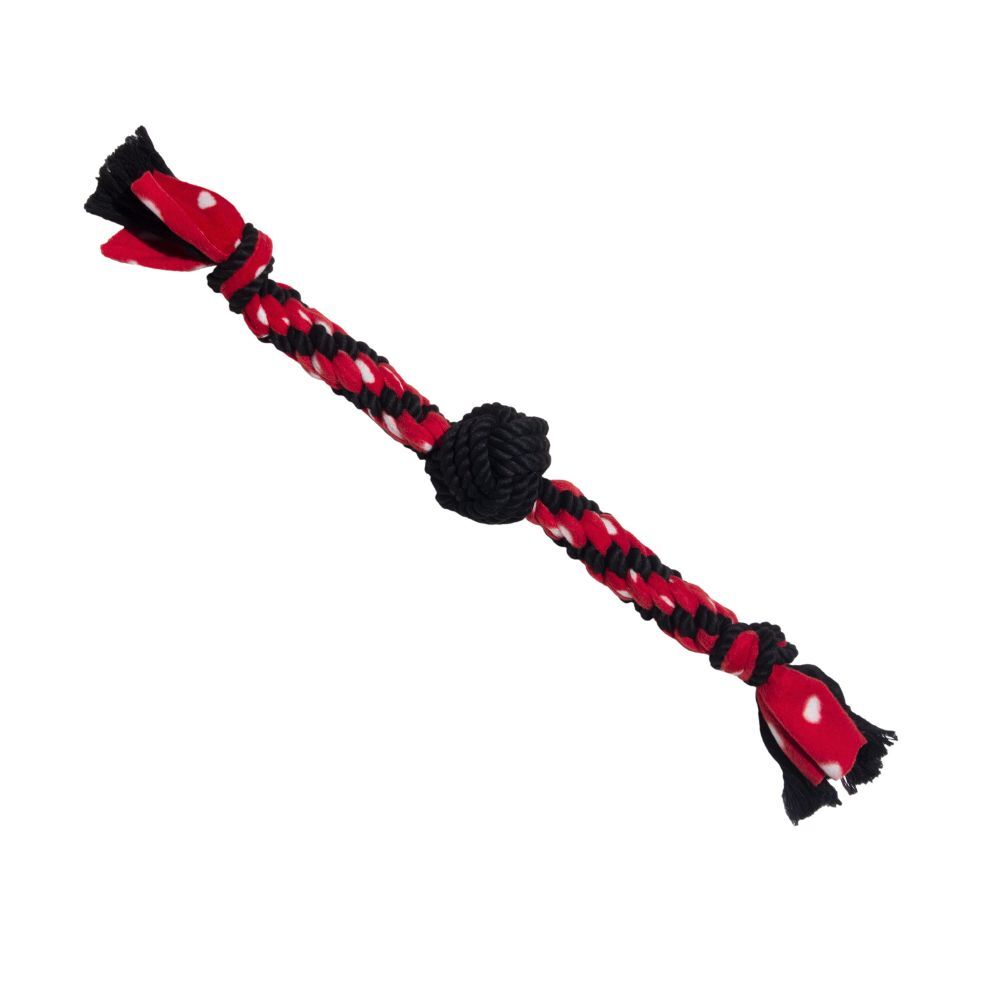 KONG Signature Rope Extra Large Dual Tug with Mega Knot Tug Dog Toy