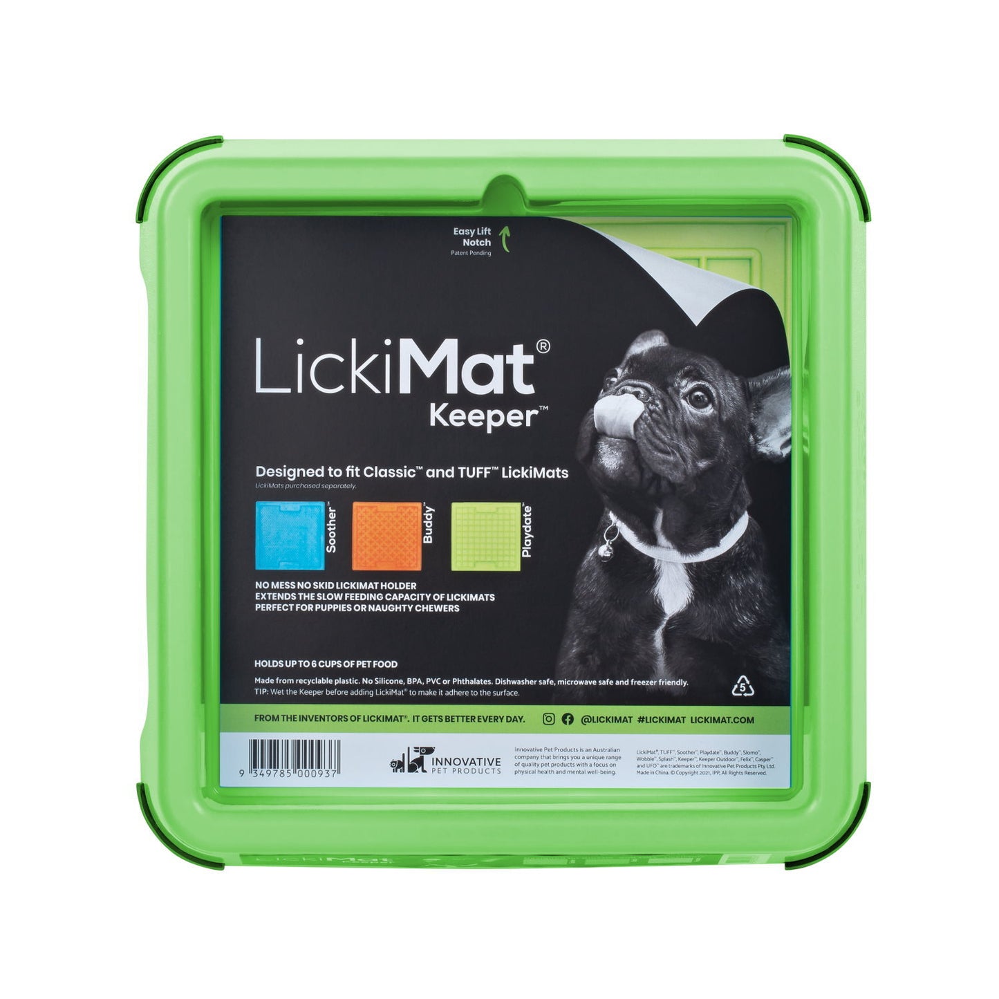 The Keeper Lickmat Pad Holder for Standard Size Lickimats - Pink