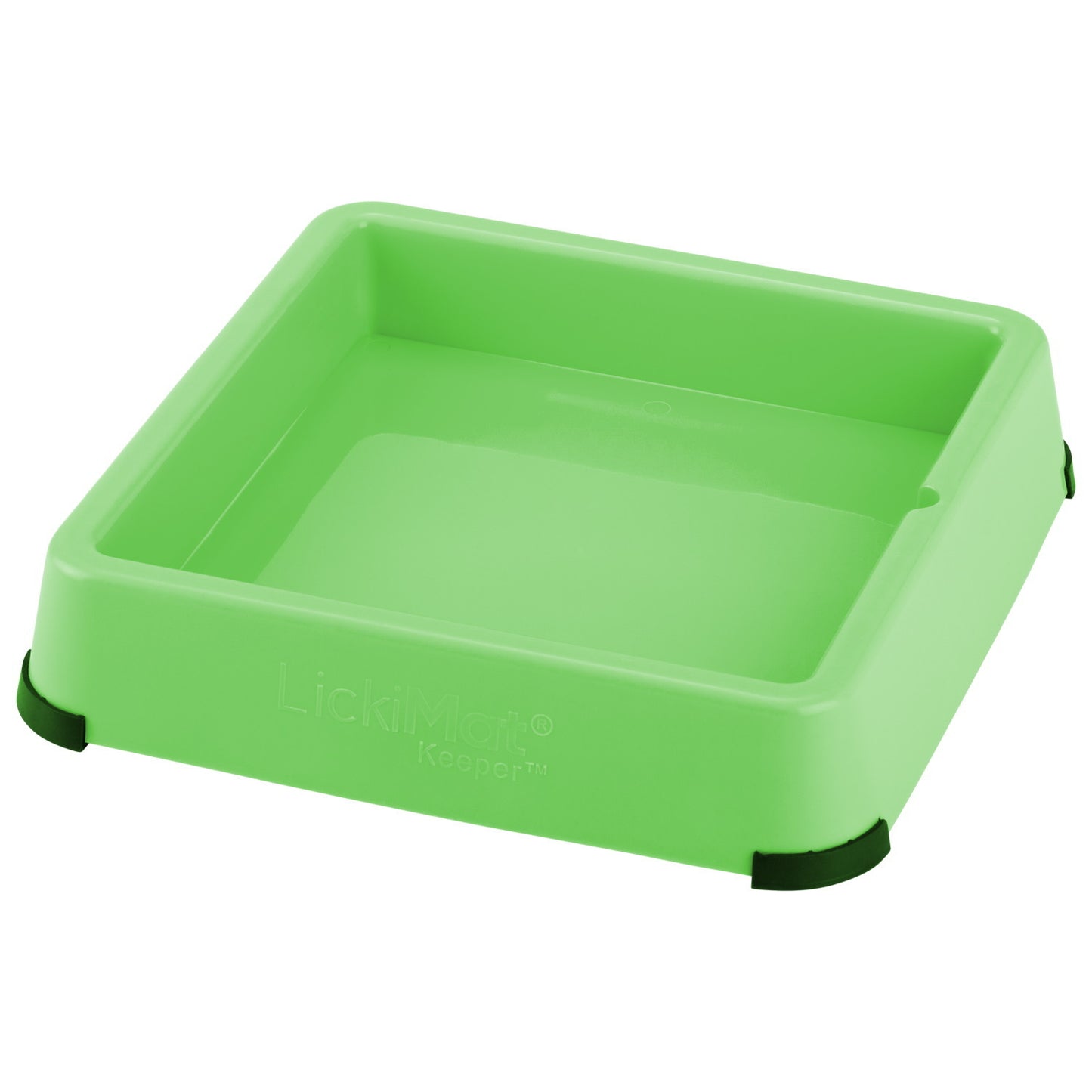 The Keeper Lickmat Pad Holder for Standard Size Lickimats - Green