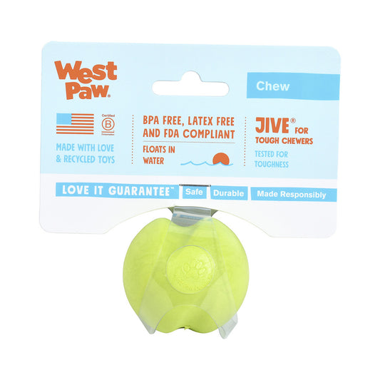 West Paw Jive Zogoflex Fetch Ball Tough Dog Toy