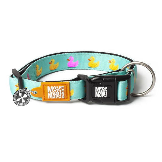 Max & Molly Smart ID Dog Collar - Ducklings - Medium