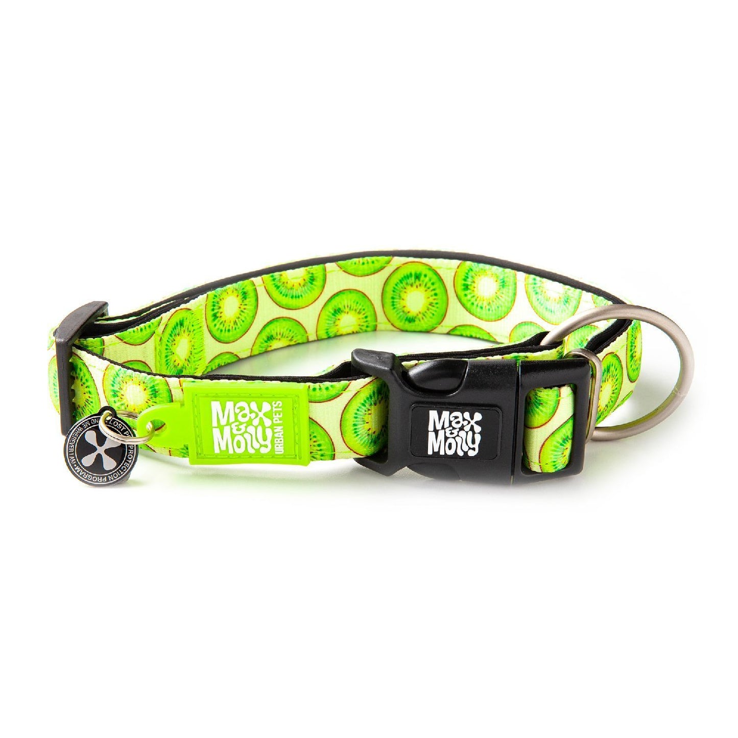 Max & Molly Smart ID Dog Collar - Kiwi - Medium