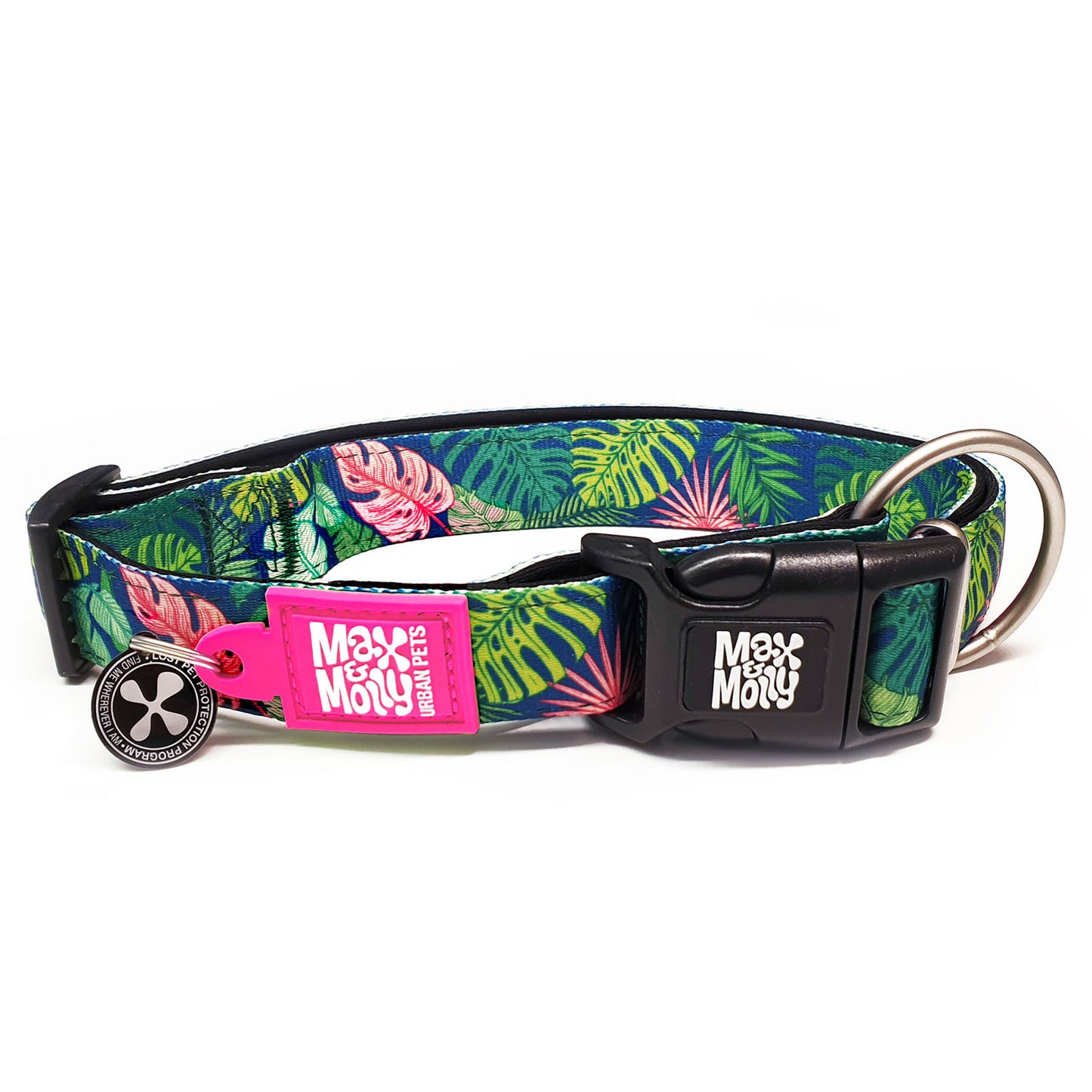 Max & Molly Smart ID Dog Collar - Tropical - Small