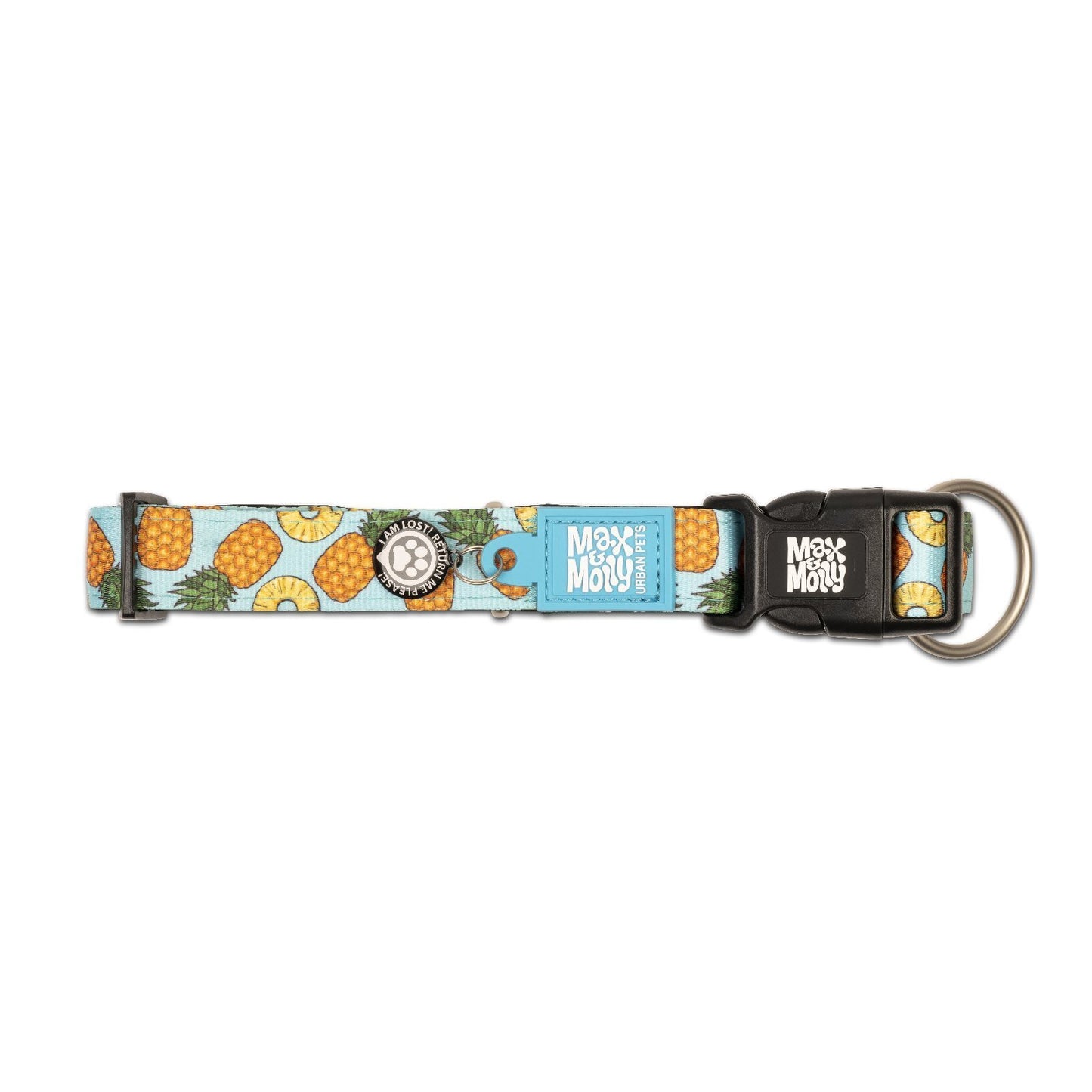 Max & Molly Smart ID Dog Collar - Sweet Pineapple - X-Small