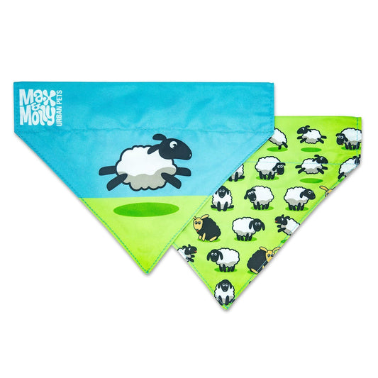 Max & Molly Bandana for Cats & Dogs - Black Sheep - Small