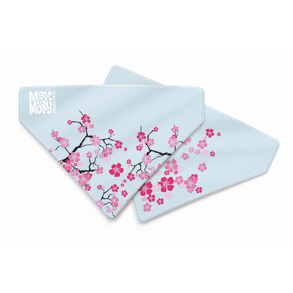 Max & Molly Bandana for Cats & Dogs - Cherry Bloom - Large