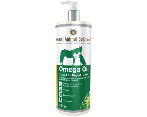 Omega 3,6 & 9 For Dogs/Horses 1000mL by Natural Animal Solutions