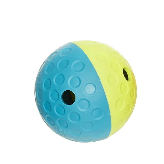 Nina Ottosson Treat Tumble Ball for Cats & Dogs - Small (Blue/Yellow)