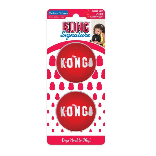 KONG Signature Balls 2-Pk Md