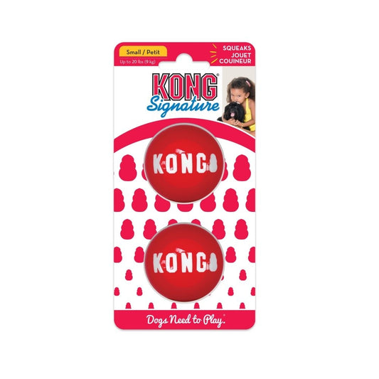 KONG Signature Balls 2-Pk Sm