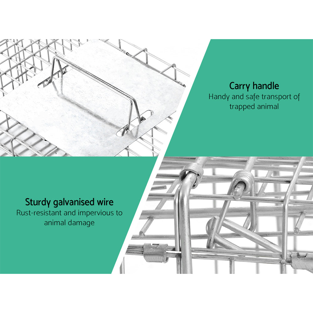 Gardeon 2x Animal Trap Cage Possum 66x23cm