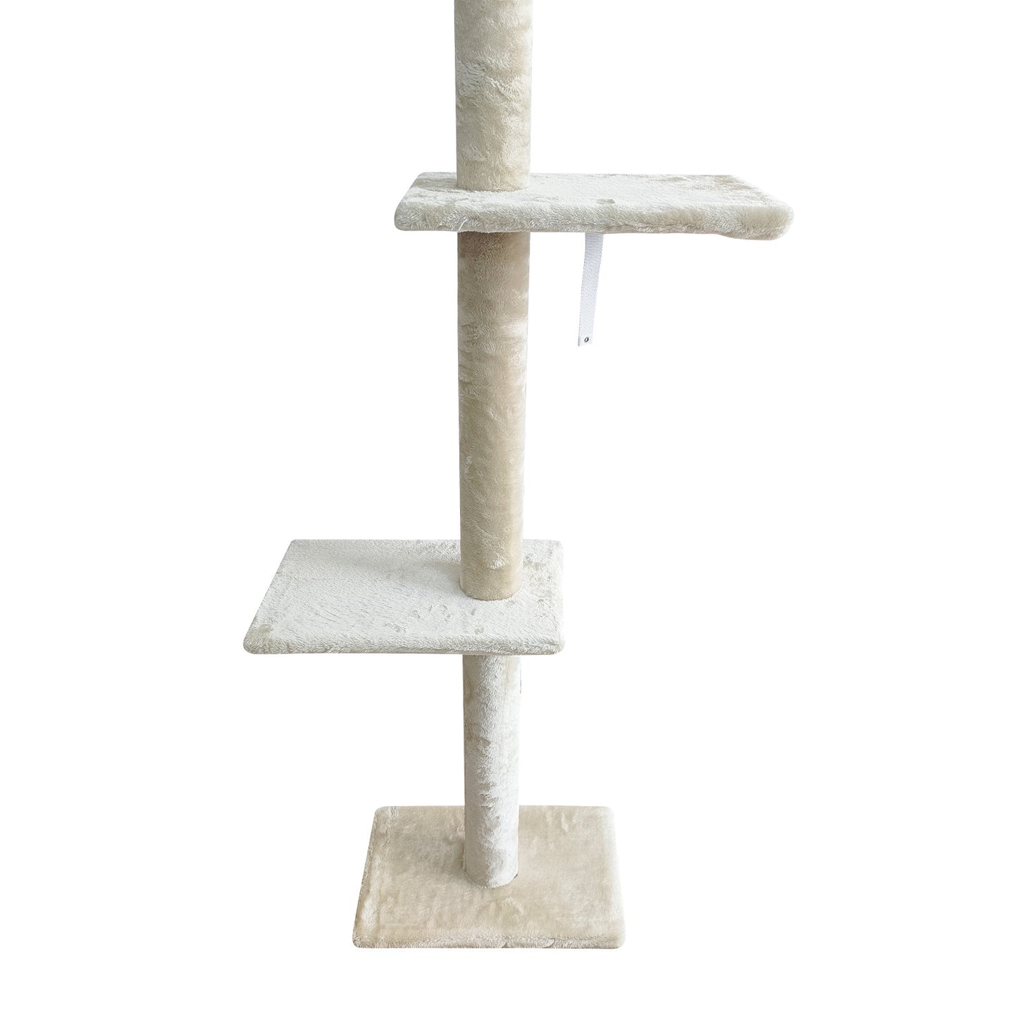 4Paws Cat Tree Scratching Post House Furniture Bed Luxury Plush Play 230cm - Beige