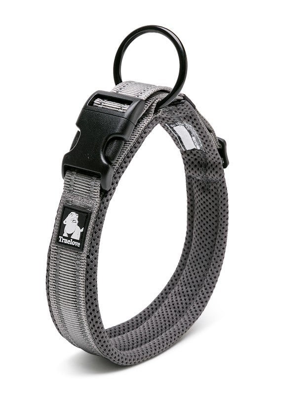 Heavy Duty Reflective Collar Grey S