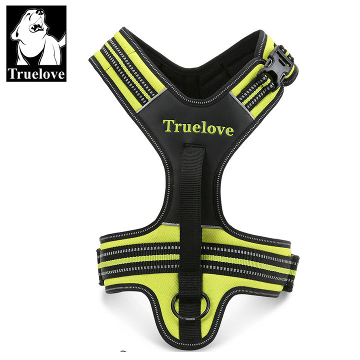 Reflective Heavy Duty Harness Neon Yellow M