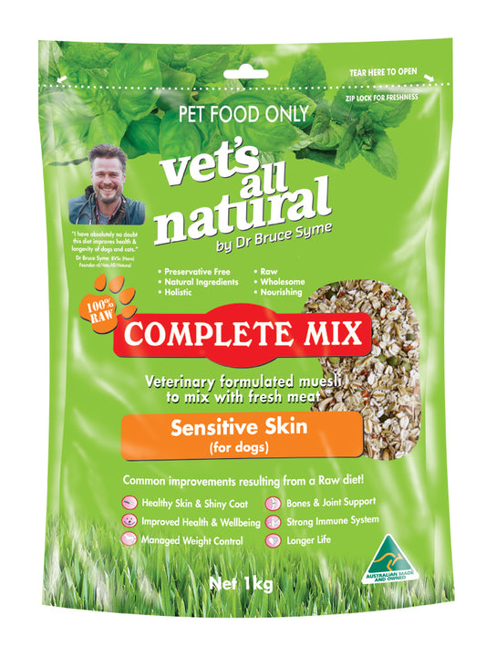 Vets All Natural Complete Mix 1 Kg Sensitive Skin
