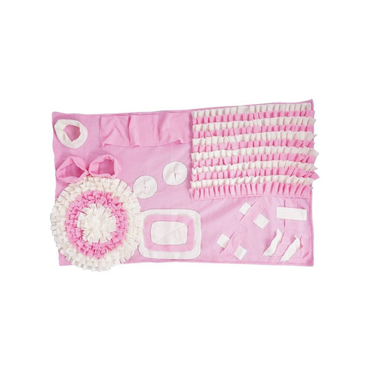 Floofi Snuffle Mat (Pink & White)