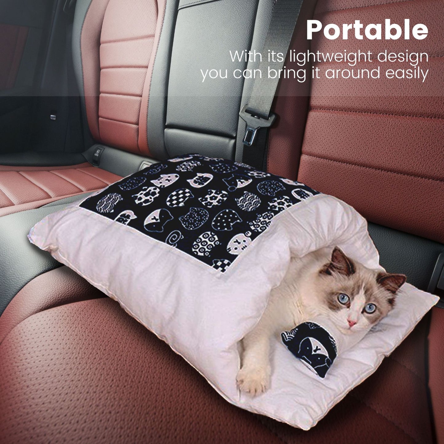 Floofi Pet Sleeping Bag (L size Fortune Cat)