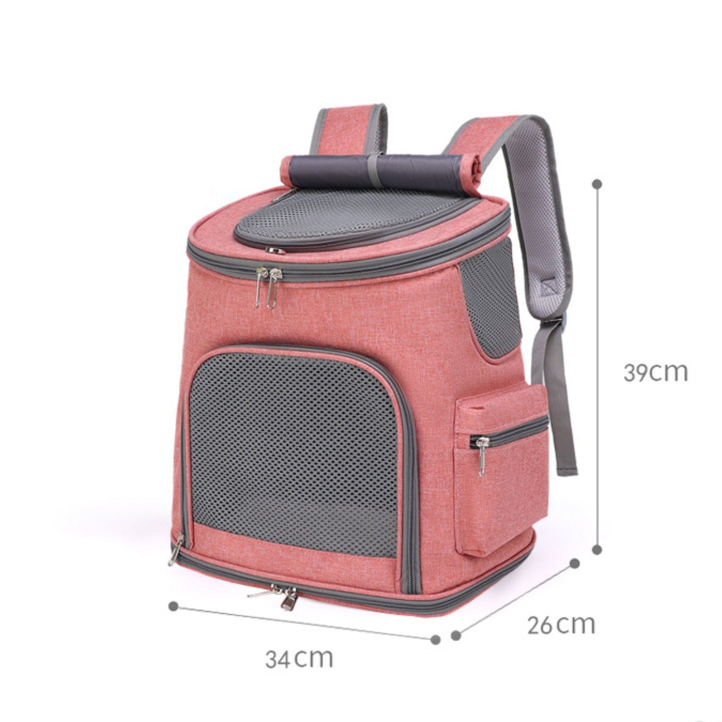 Floofi Pet Backpack - Model 2 (Pink) FI-BP-103-FCQ