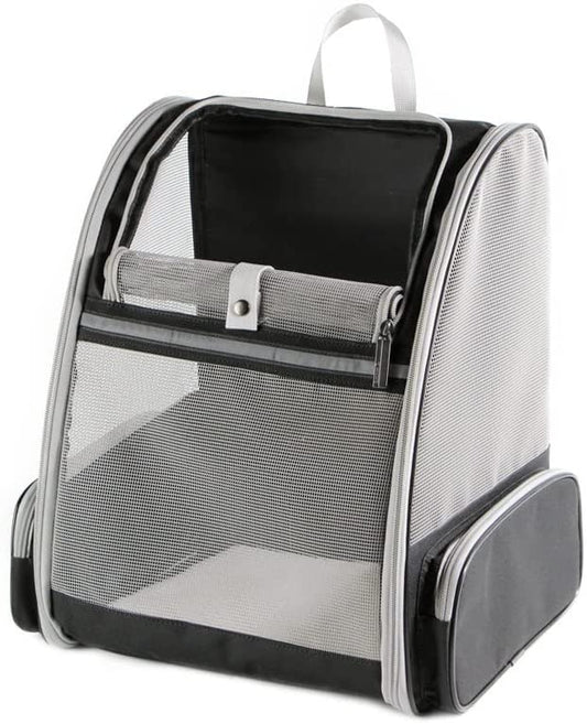 Floofi Pet Backpack -Model 1 (Black) FI-BP-100-FCQ