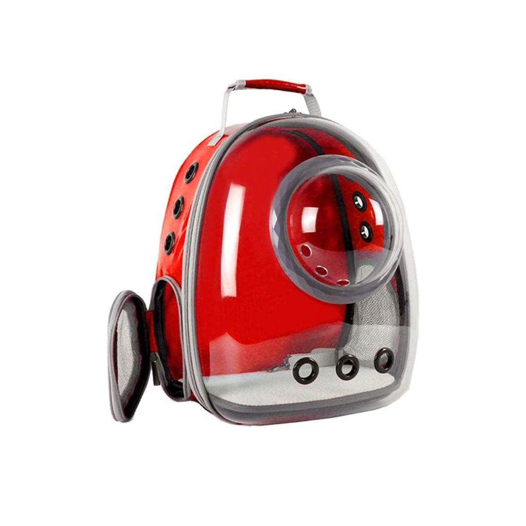 Floofi Space Capsule Backpack - Model 2 (Red) FI-BP-111-FCQ