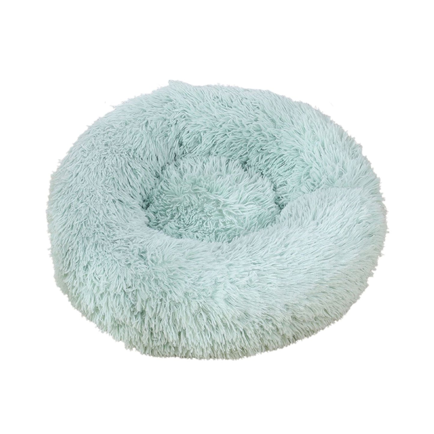 Floofi Pet Bed Round Plush (60cm Apple Green) - PT-PB-229-XL (L22 60cm Apple Green)