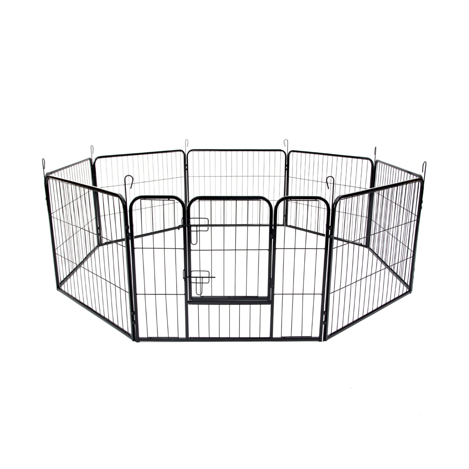 Paw Mate Pet Playpen Heavy Duty 31in 8 Panel Foldable Dog Exercise Enclosure Fence Cage