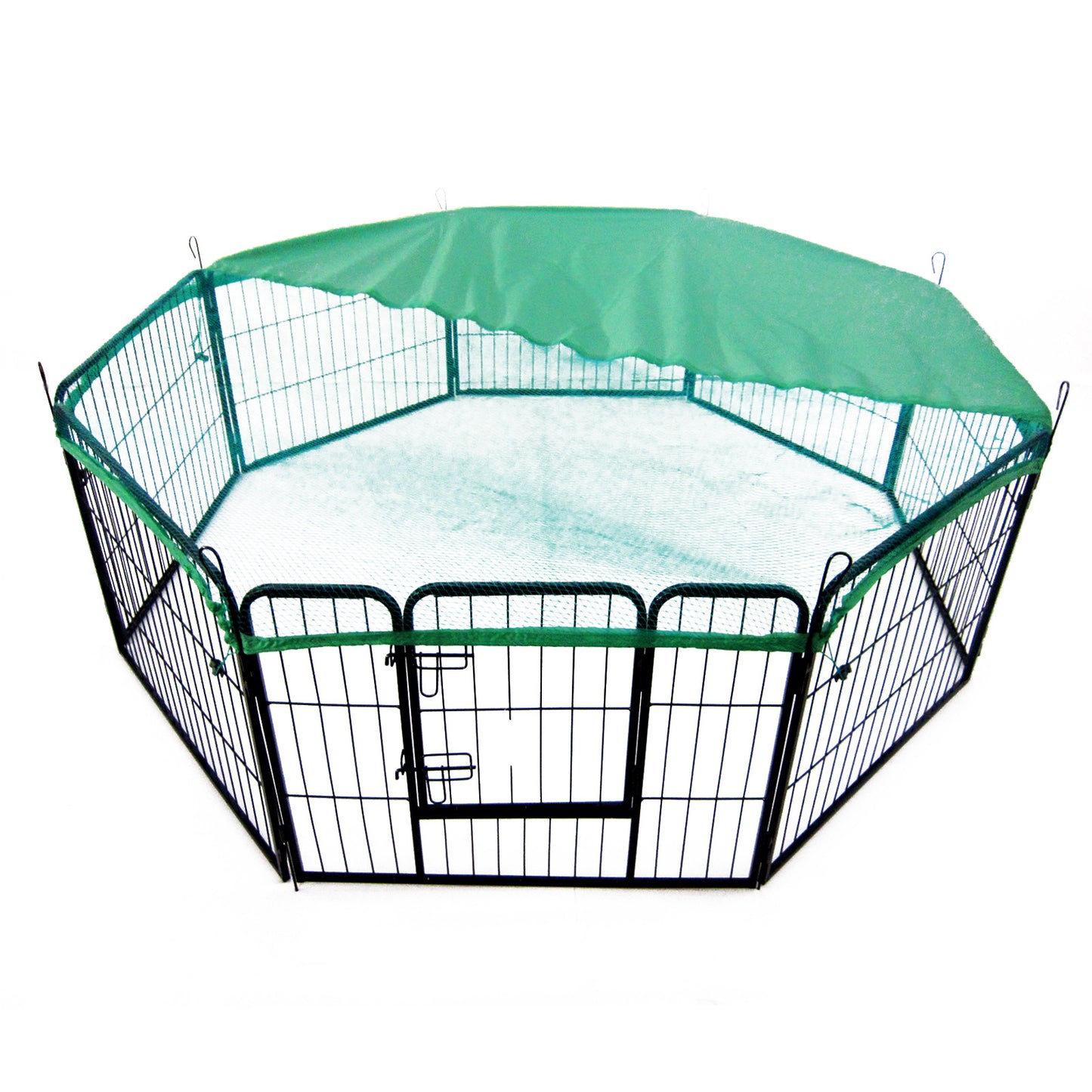 Net Cover Green for Pet Playpen Dog Cage 32in