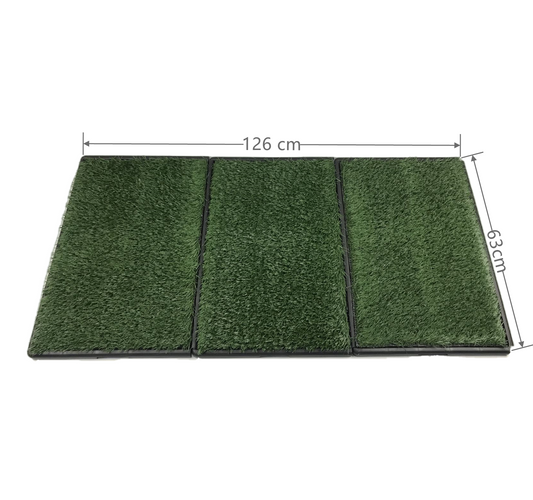 YES4PETS Indoor Dog Puppy Toilet Grass Potty Training Mat Loo Pad 126Â x 63Â cm