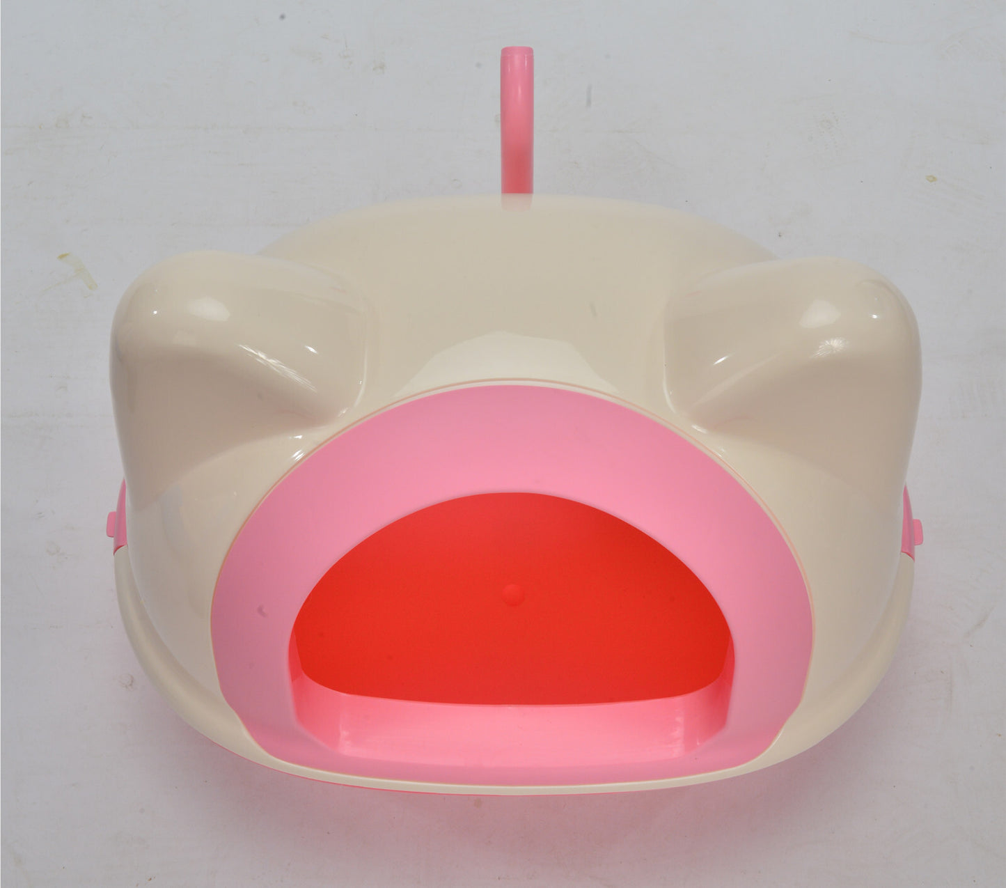 YES4PETS Medium Hooded Cat Toilet Litter Box Tray House With Scoop Pink