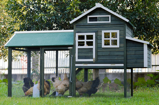 YES4PETS XL Chicken Coop Rabbit Hutch Guinea Pig Cage Ferret House