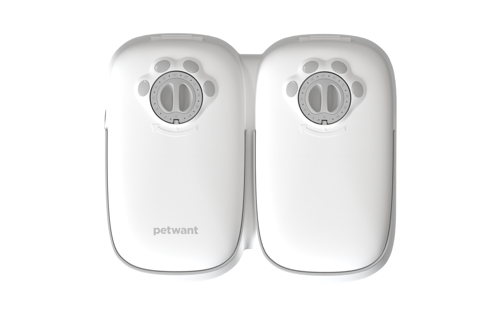 YES4PETS 2 Meal Automatic Pet Food Feeder Timer for Dogs, Puppies & Cats