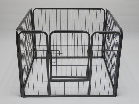 YES4PETS 4 Panel 80 cm Heavy Duty Pet Dog Puppy Cat Rabbit Exercise Playpen Fence Extension