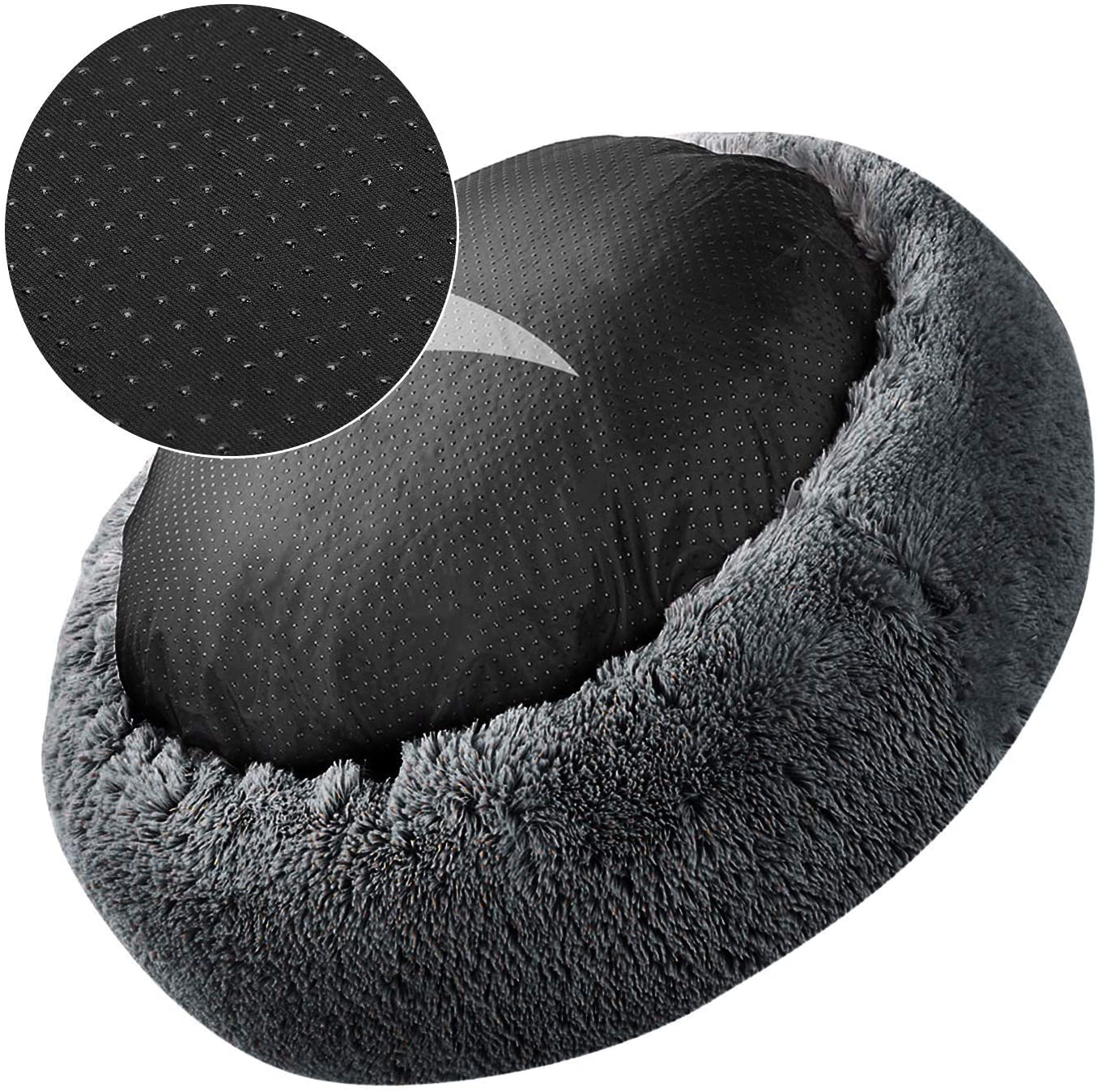 Soft Dog Bed Round Washable Plush Pet Kennel Cat Bed Mat Sofa Large 70cm