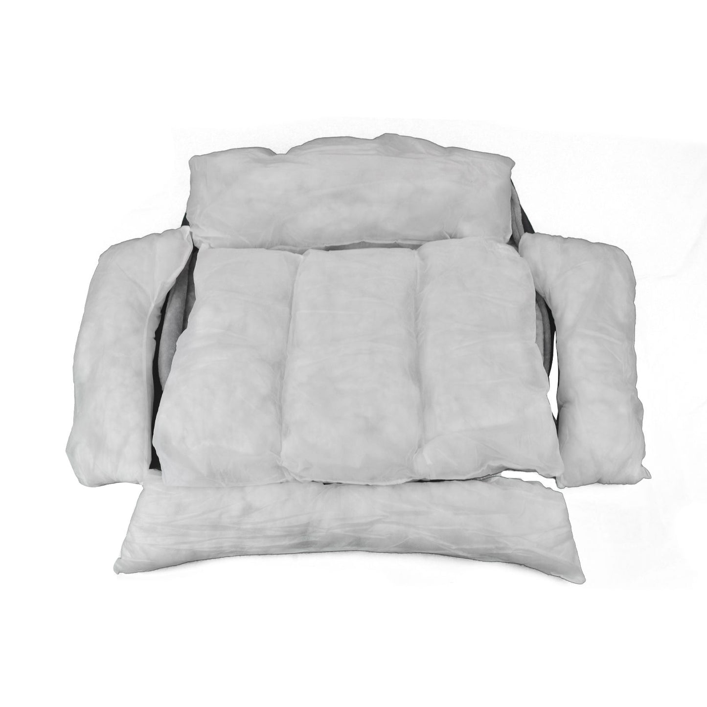 Sofa-Style Dog Bed Waterproof Washable Soft High Back Comfy Sleeping Kennel L