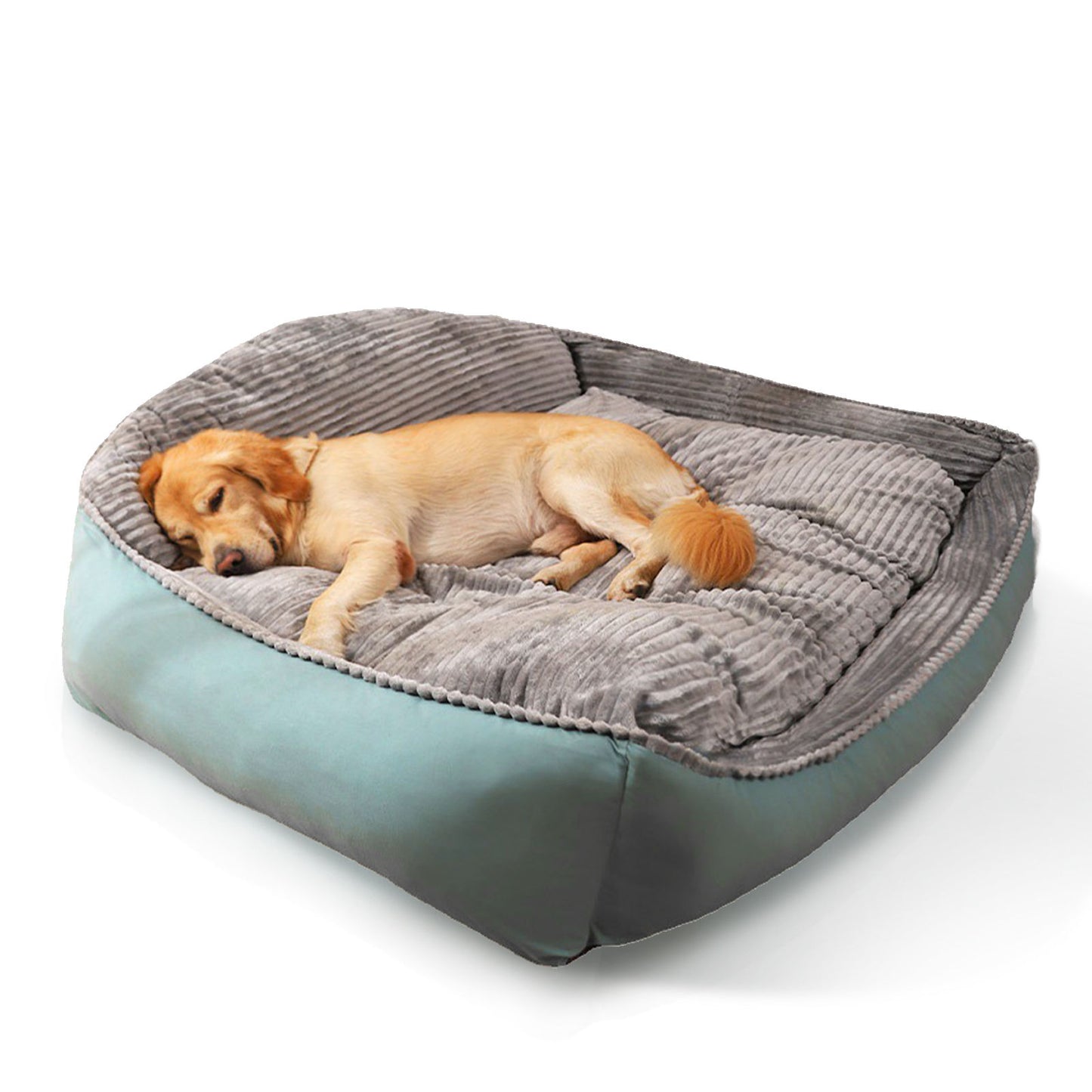 Large Pet Dog Bed Soft Warm Removable Washable High Back Mattress Puppy Mat L