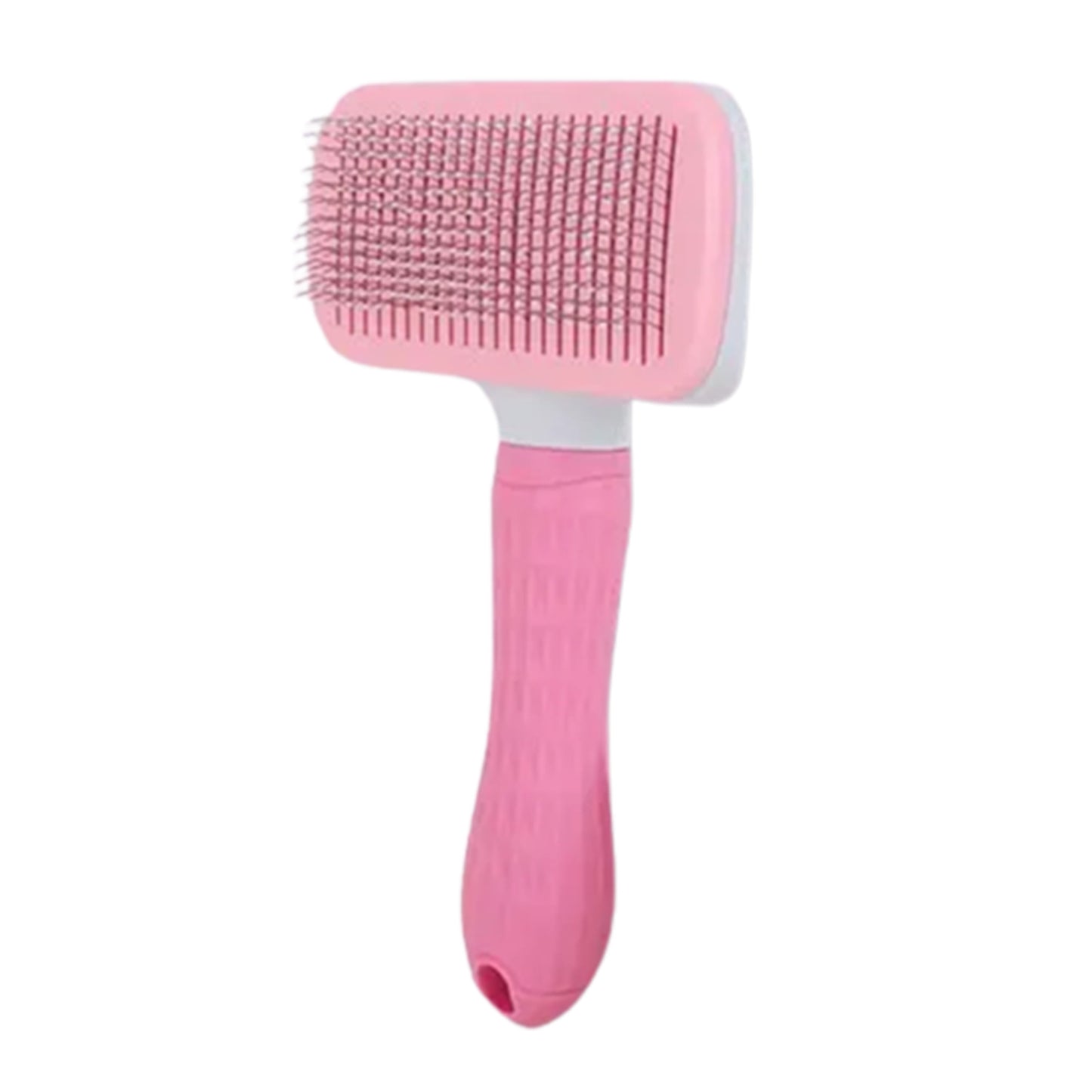 Pawfriends Pet Dog Cat Grooming Comb Brush Tool Gently Removes Loose Knots Mats Pink