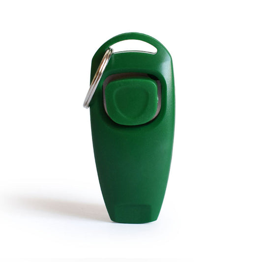 Pawfriends Pet Dog Puppy Training Obedience Whistle Clicker Ultrasonic Supersonic Green