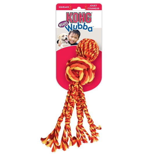 KONG Wubba Weaves With Rope Small