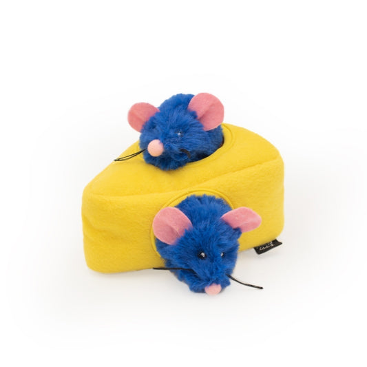 Zippy Paws ZippyClaws Burrow Cat Toy - Mice n Cheese